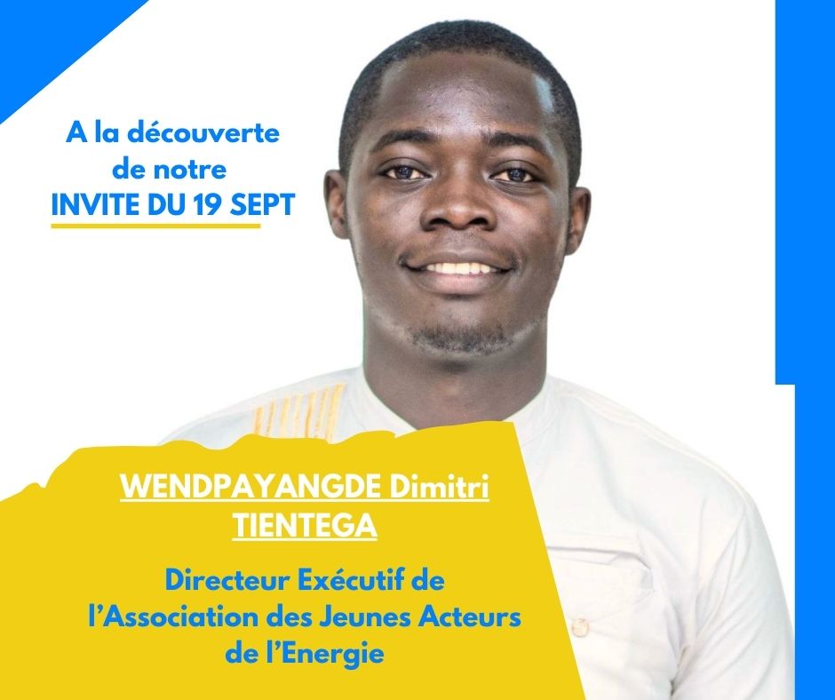 Dimitri TIENTEGA ou le champion des énergies renouvellables